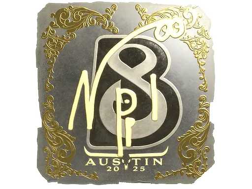 Sticker | npl (Gold) | Austin 2025