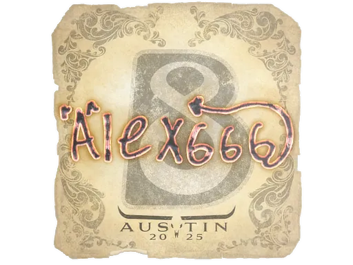 Sticker | alex666 | Austin 2025