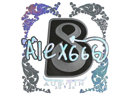 Sticker | alex666 (Holo) | Austin 2025