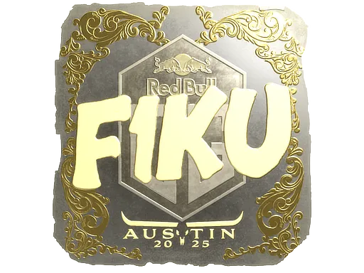 Sticker | F1KU (Gold) | Austin 2025