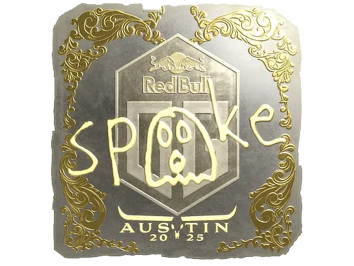 Sticker | spooke (Gold) | Austin 2025