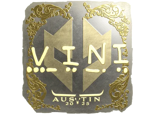 Sticker | VINI (Gold) | Austin 2025