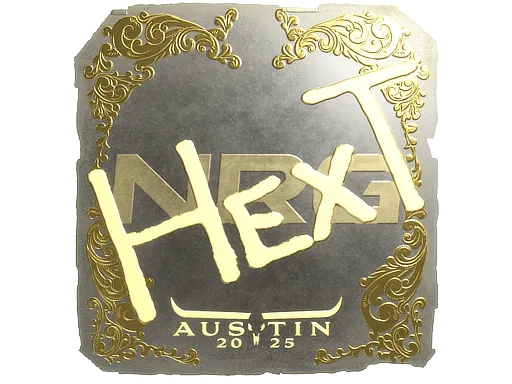 Sticker | HexT (Gold) | Austin 2025