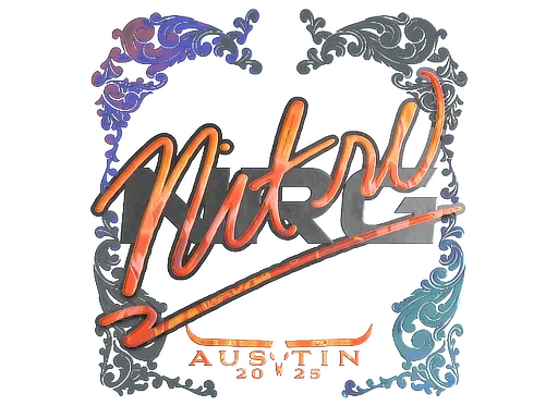 Sticker | nitr0 (Holo) | Austin 2025