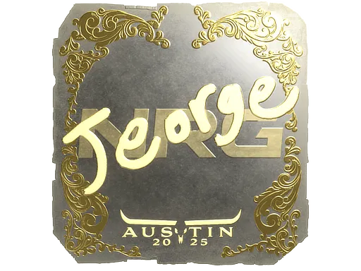 Sticker | jeorge (Gold) | Austin 2025