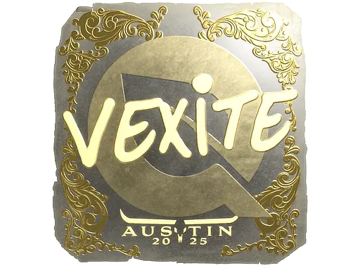 Sticker | vexite (Gold) | Austin 2025