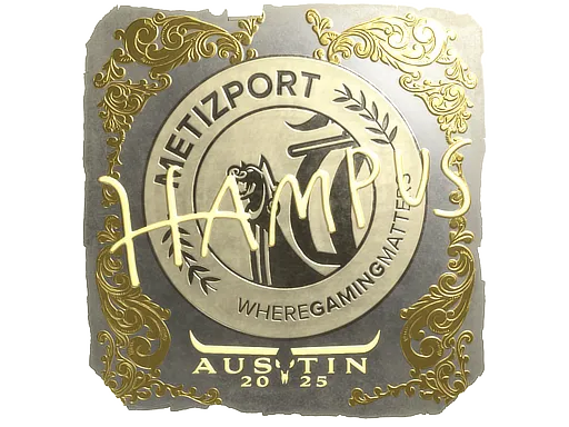 Sticker | hampus (Gold) | Austin 2025