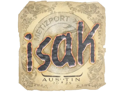 Sticker | isak | Austin 2025