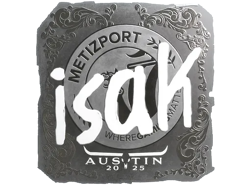 Sticker | isak (Foil) | Austin 2025