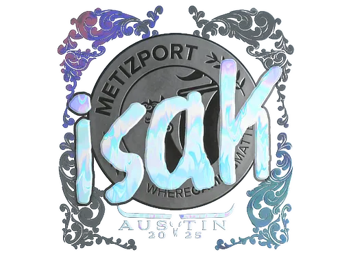 Sticker | isak (Holo) | Austin 2025