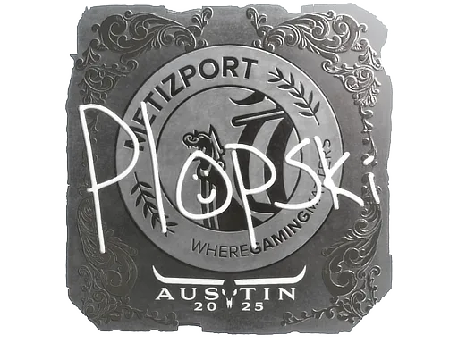 Sticker | Plopski (Foil) | Austin 2025