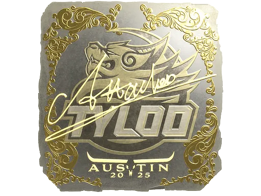 Sticker | Attacker (Gold) | Austin 2025