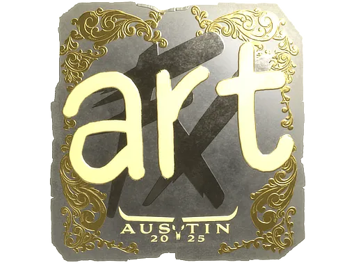 Sticker | arT (Gold) | Austin 2025