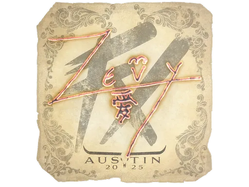 Sticker | zevy | Austin 2025