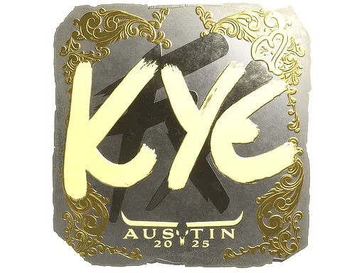 Sticker | kye (Gold) | Austin 2025