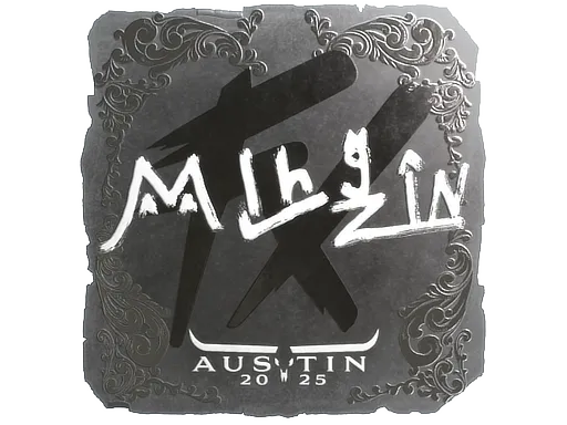 Sticker | mlhzin (Foil) | Austin 2025