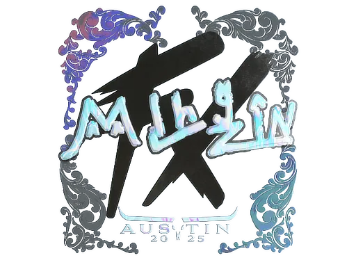 Sticker | mlhzin (Holo) | Austin 2025