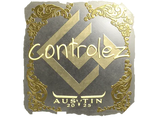Sticker | controlez (Gold) | Austin 2025