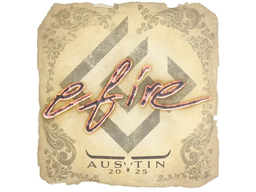 Sticker | efire | Austin 2025