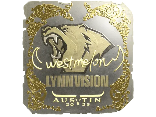 Sticker | westmelon (Gold) | Austin 2025