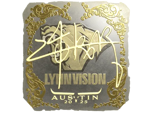 Sticker | z4KR (Gold) | Austin 2025