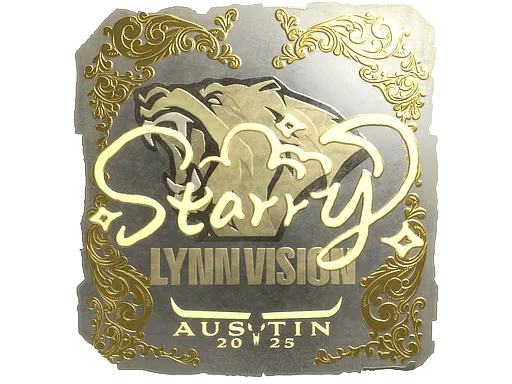 Sticker | Starry (Gold) | Austin 2025