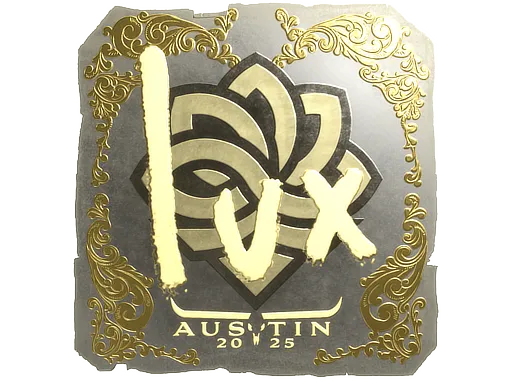 Sticker | lux (Gold) | Austin 2025