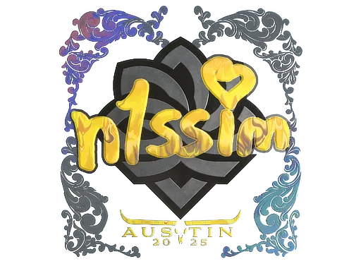 Sticker | n1ssim (Holo) | Austin 2025