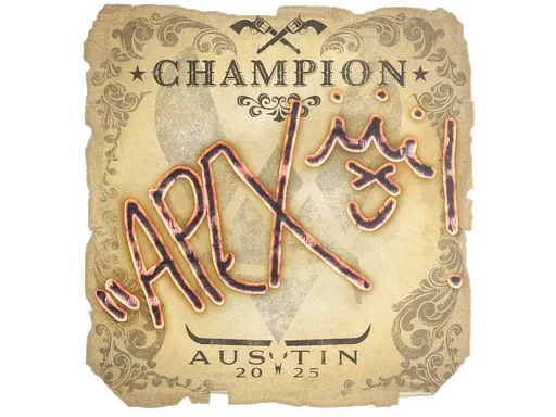 Sticker | apEX (Champion) | Austin 2025