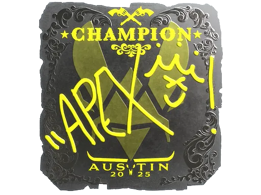 Sticker | apEX (Foil, Champion) | Austin 2025