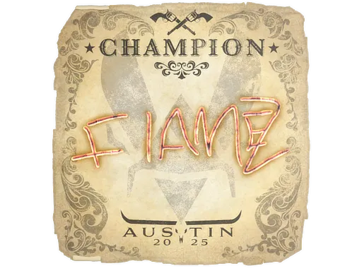 Sticker | FlameZ (Champion) | Austin 2025