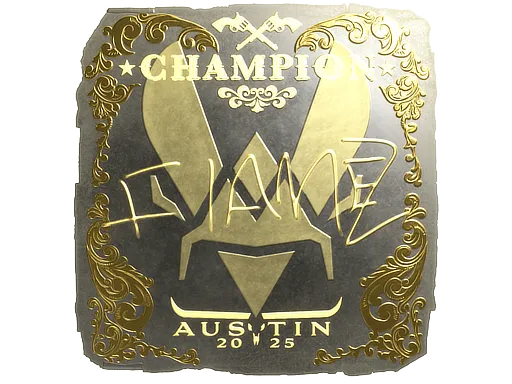 Sticker | FlameZ (Gold, Champion) | Austin 2025
