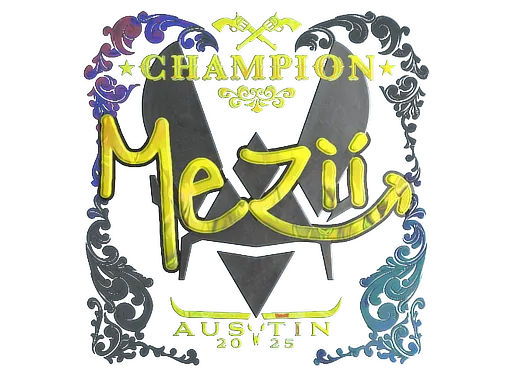 Sticker | mezii (Holo, Champion) | Austin 2025