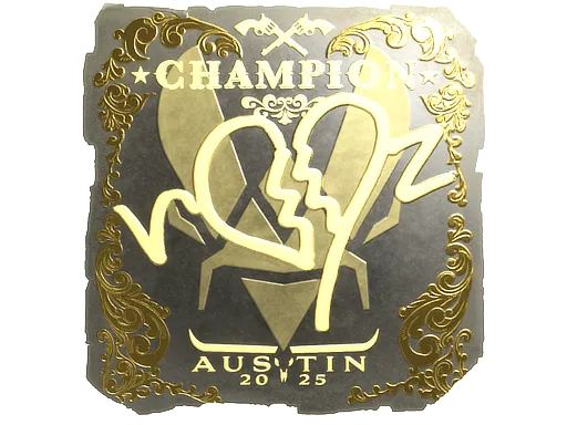 Sticker | ropz (Gold, Champion) | Austin 2025