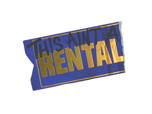 Sticker | Ain't A Rental