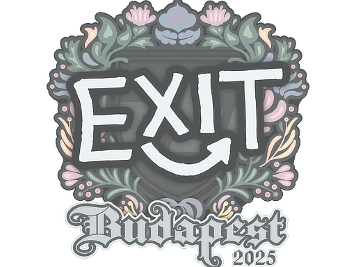 Sticker | exit | Budapest 2025