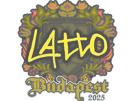 Sticker | latto | Budapest 2025